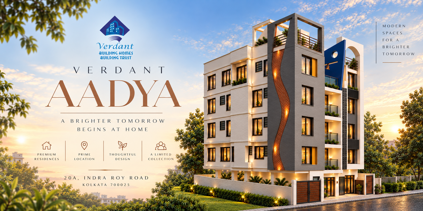 Verdant Aadya on Indra Roy Road — A Brighter Tomorrow Begins at Home