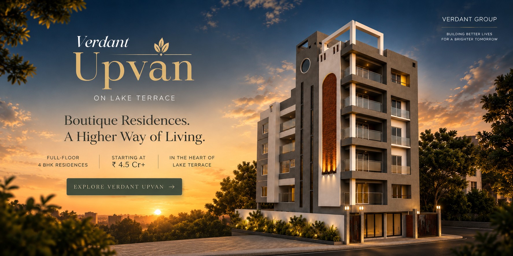 Verdant Upvan on Lake Terrace — Boutique Residences, a higher way of living